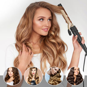 Duomishu 1-inch spiral barrel for defined spiral curls.