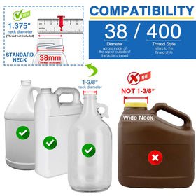 DupakSYS 265mm tubing that can be trimmed to fit most gallon jugs