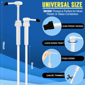 DupakSYS 38-400 neck pump demonstrates standard 5-gallon compatibility