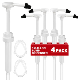 DupakSYS four-pack 5-gallon pump dispenser for precise pours and reduced waste.