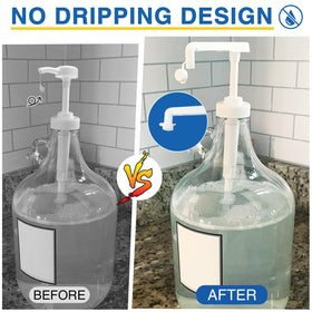 DupakSYS versatile pump suited for lotion, shampoo, soap, sanitizer, and more
