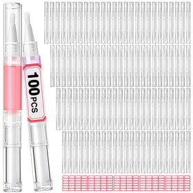 DupakSYS nail oil pen packaging with clear body for quick content identification on the go