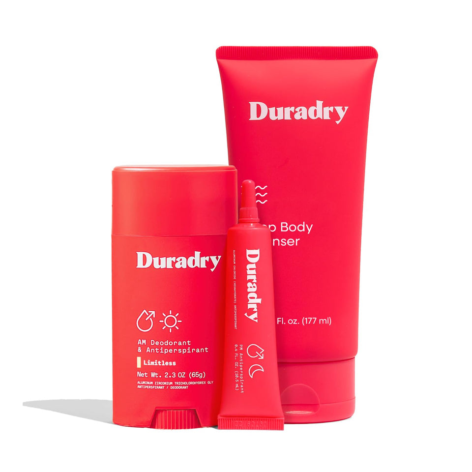 Duradry 3-Step Antiperspirant Stick ready for daily sweat control.