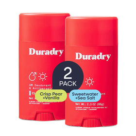 Duradry Barca deodorant stick with sea salt aroma for all-day freshness.