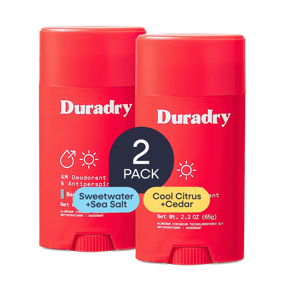 Duradry Barca stick-application shows smooth glide and all-day dryness.