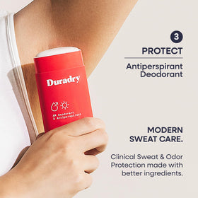 Duradry boxed 3-step system ready for travel or home use.