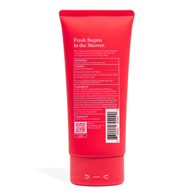 Duradry deodorizing body wash water drop imagery suggests gentle cleansing.