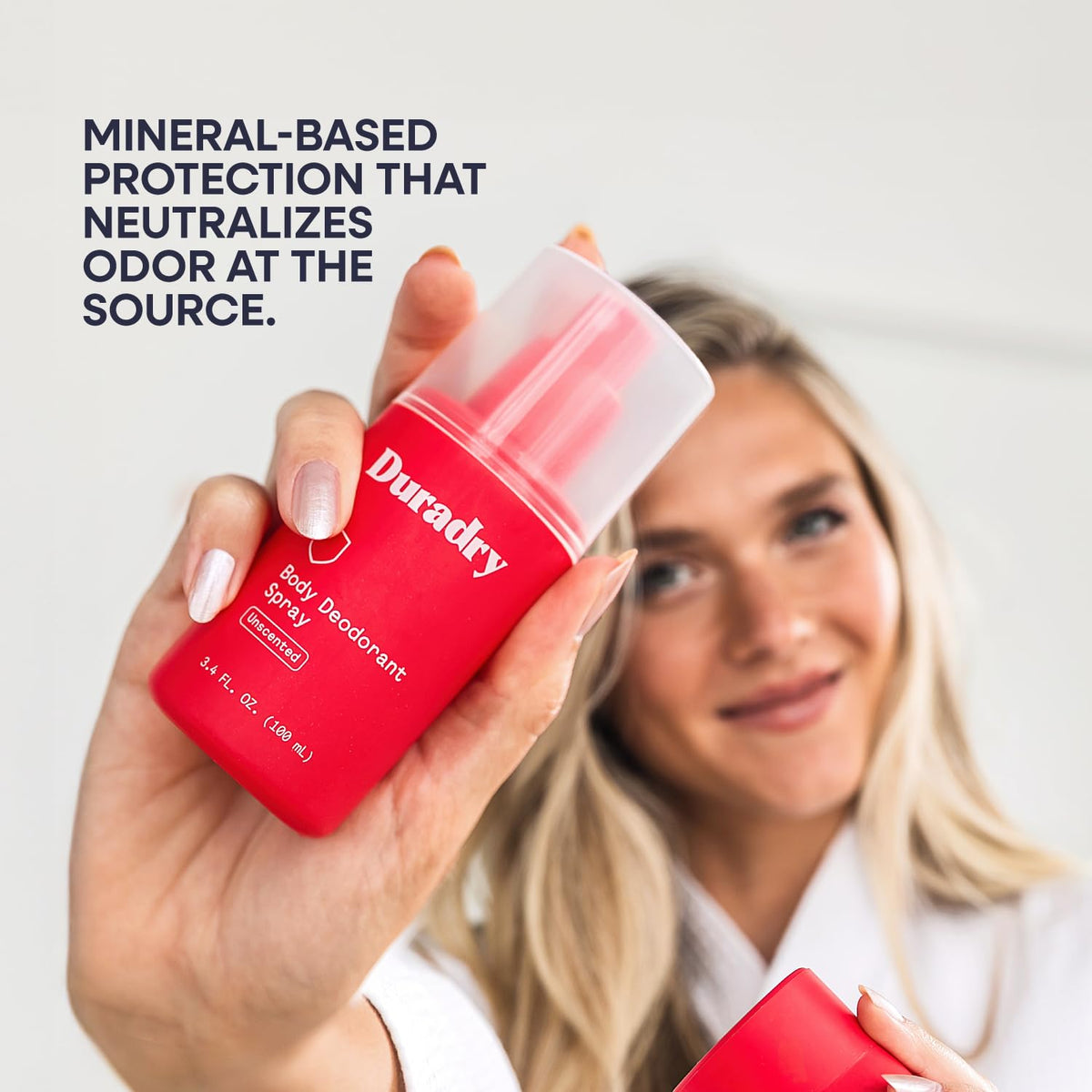 Duradry natural odor neutralizer ingredient highlights gentle odor management.