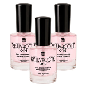 duri Rejuvacote 1 bottle front view highlights growth-supporting formula for damaged nails