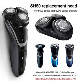 No blade replacement needed; swap heads to refresh your shaver.