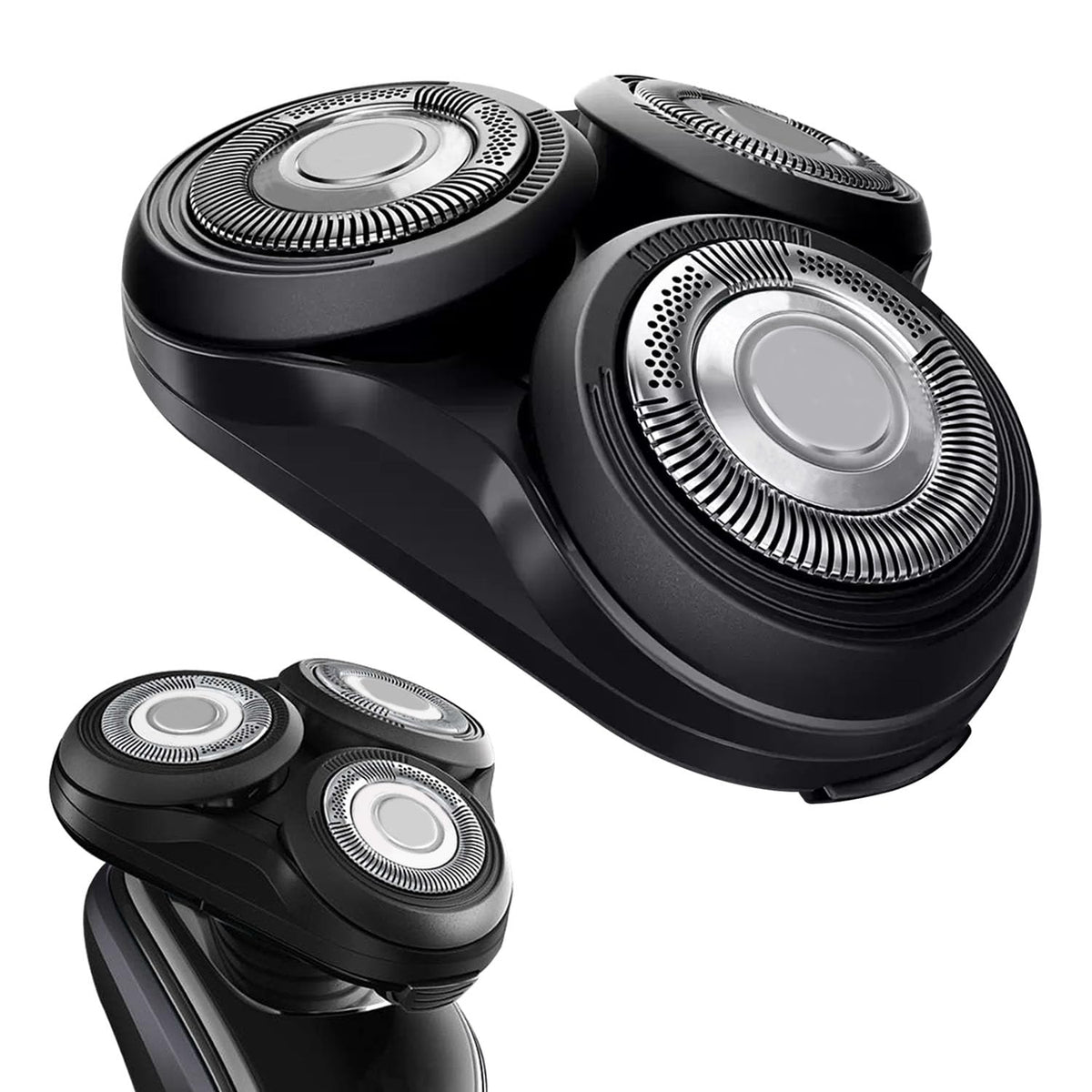 Durimi replacement head assembly fits Philips Norelco 5000 series for a smooth shave.