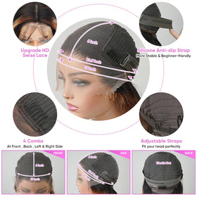 Durita pre-plucked wig with baby hairs for natural hairline