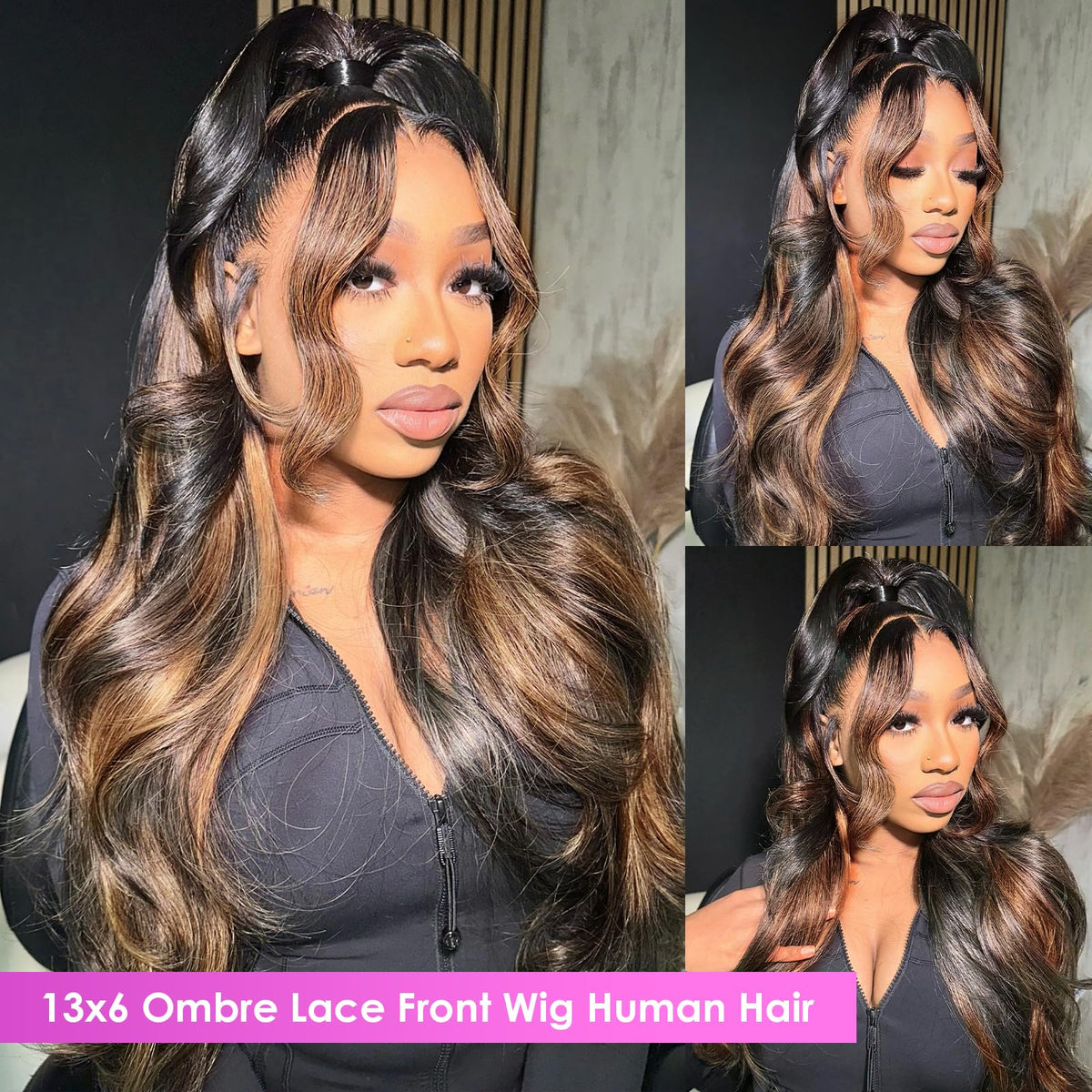 Durita 200% density body wave wig for full, luxurious look