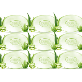 Duru Aloe Vera Glycerin Bar Soap closeup reveals smooth texture and gentle cleansing.