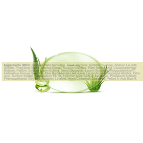 Duru Aloe Vera Glycerin Bar Soap display on shelf emphasizes vegan, paraben-free cleansing for all.