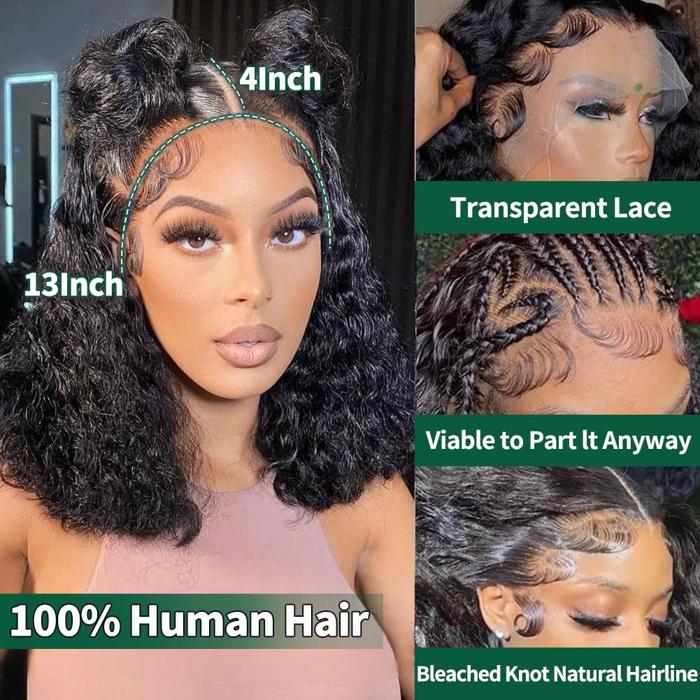 Durya deep wave wig showcases soft curls for a lush, photogenic look.
