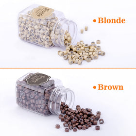 Duufin blonde beads pack blends seamlessly with light hair.