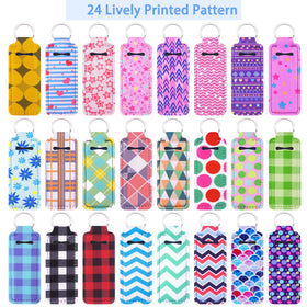 Duufin chapstick holder keychain attaches to purses for quick lip balm retrieval.