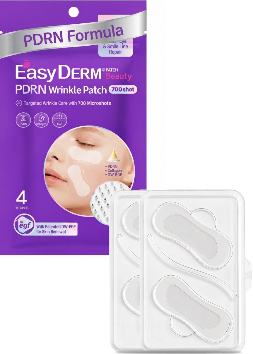 DWEasyDerm PDRN Under Eye Patch hydrates for a refreshed, awake look.