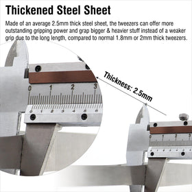 DXOBAY anti-slip serrated handle enhances control during feeding and maintenance