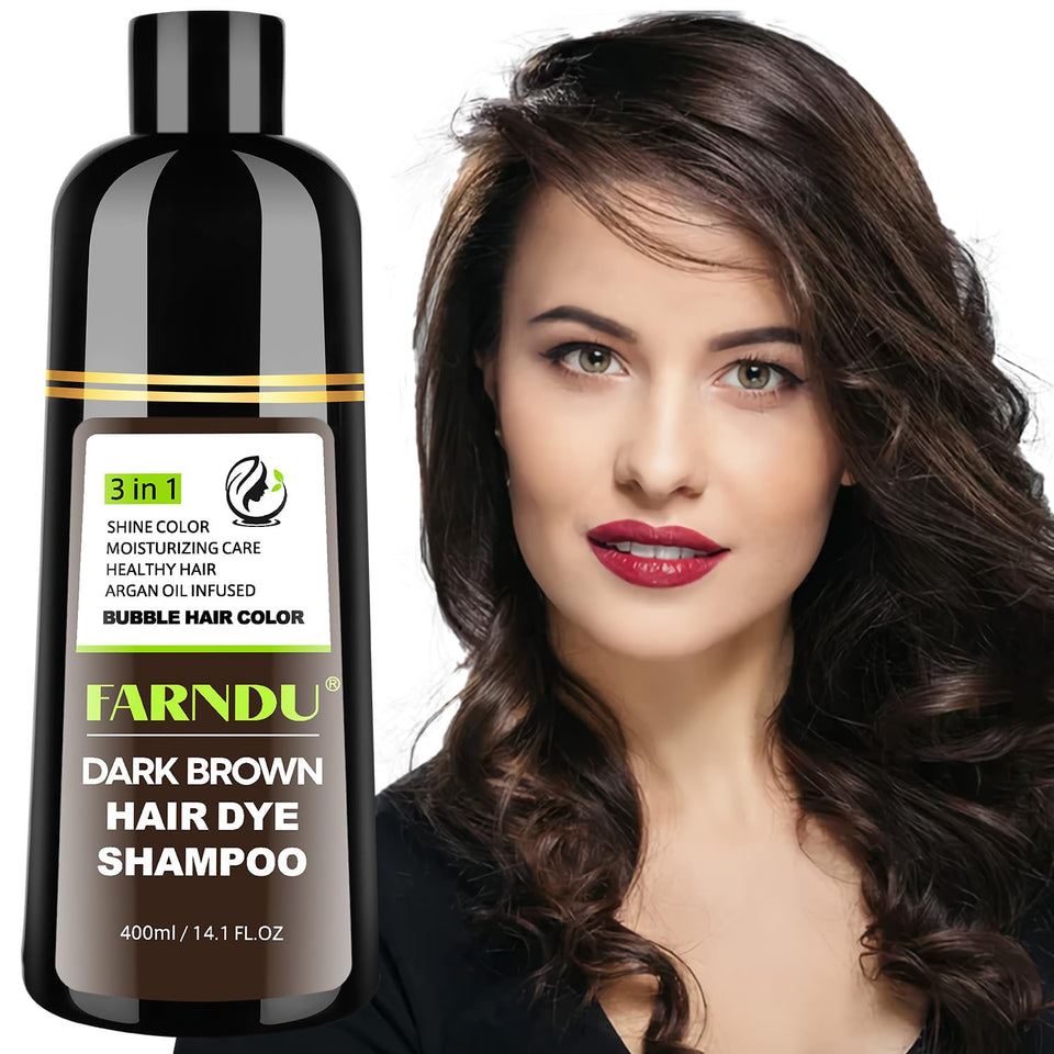 DYEING 221 BC FARNDU pour bottle delivers quick gray coverage