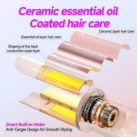 DYHOO anti-tangle technology smooths styling without snagging