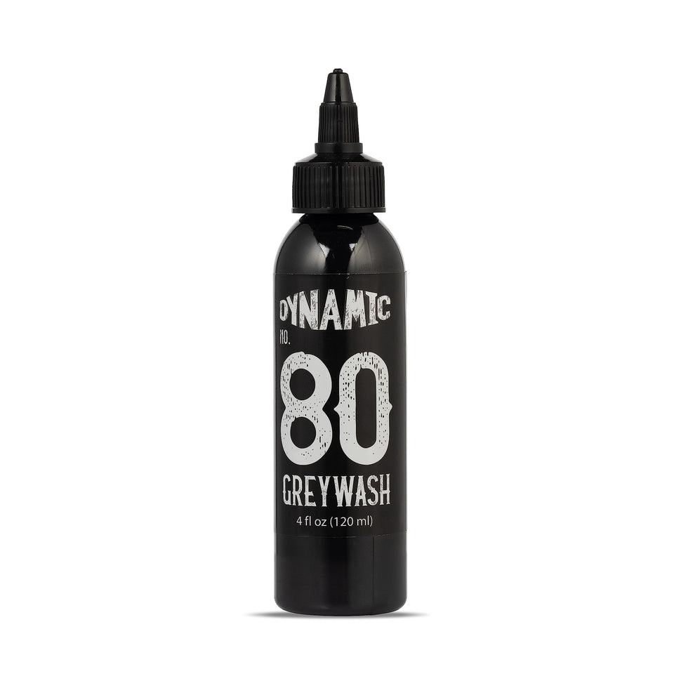 Dynamic Color Co #80 Greywash bottle pouring for smooth shading.