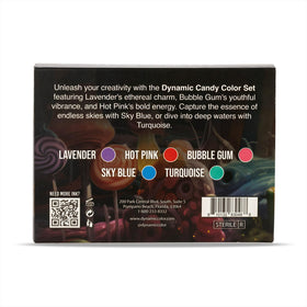 Dynamic Color Co Hot Pink ink for bold saturation and crisp outlines.