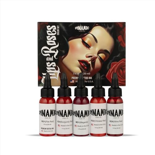 Dynamic Color Co Fire Red bottle for crisp lines and vibrant shading.