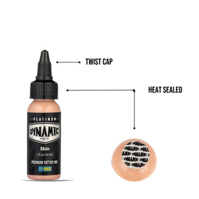 Dynamic Color Co Platinum Collection ink swatches for smooth blending.