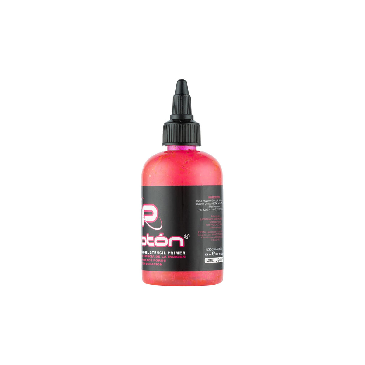 Dynamic Color Co Proton stencil primer in use by an artist for crisp transfers.