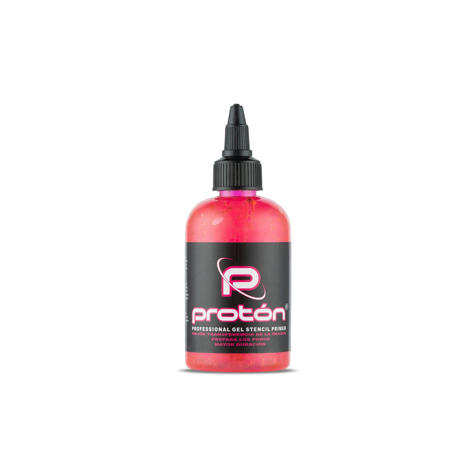Dynamic Color Co Proton stencil primer pink 4oz bottle for precise stencil setup.