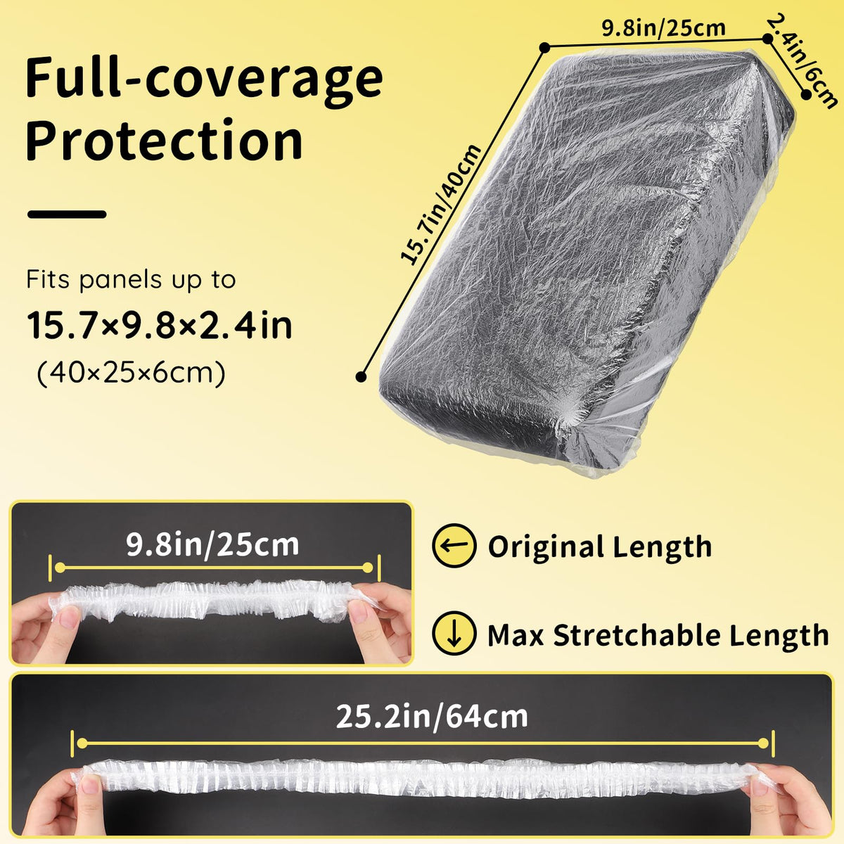 Dynvue tattoo tray cover provides waterproof and dustproof protection for the work area.