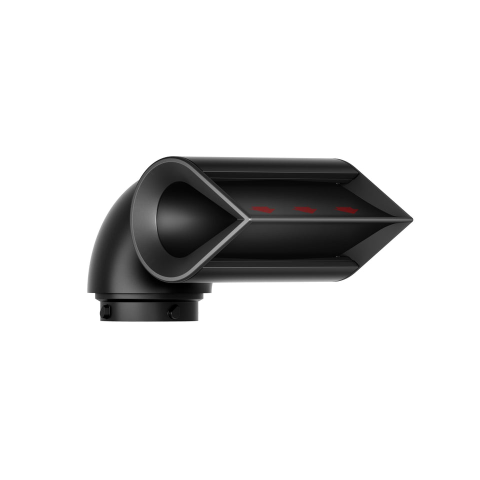 Dyson Airwrap Blade Concentrator front view with focused airflow for precise per-section styling