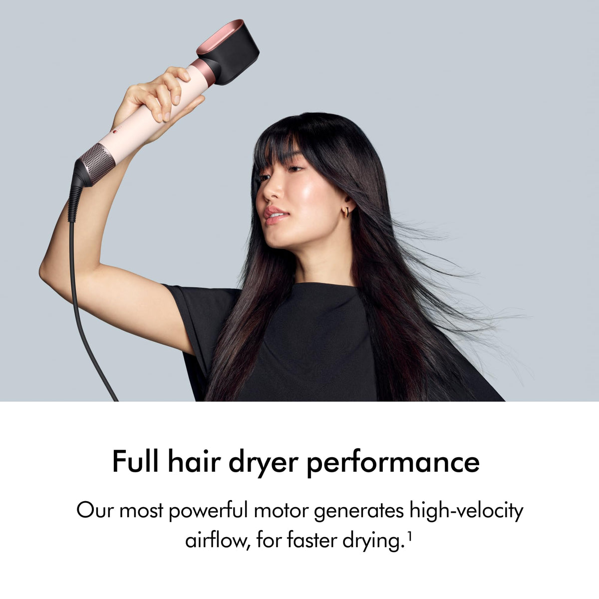 i.d. curl sequence senses movement to automatically wrap hair and adjust heat.