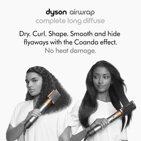 Dyson Airwrap Complete Long Diffuse new diffuser creates even curl formation.