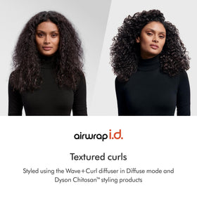 MyDyson app screen showcasing personalized hairstyle recommendations based on hair type.