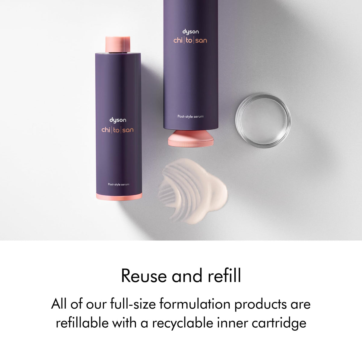 Signature fragrance experience of Dyson Chitosan Post-style Serum