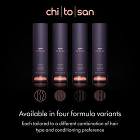 Texture of Dyson Chitosan Pre-style Cream transitioning from cream to serum