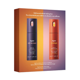 Dyson Omega Leave-in conditioning spray bottle boosts shine and heat protection.