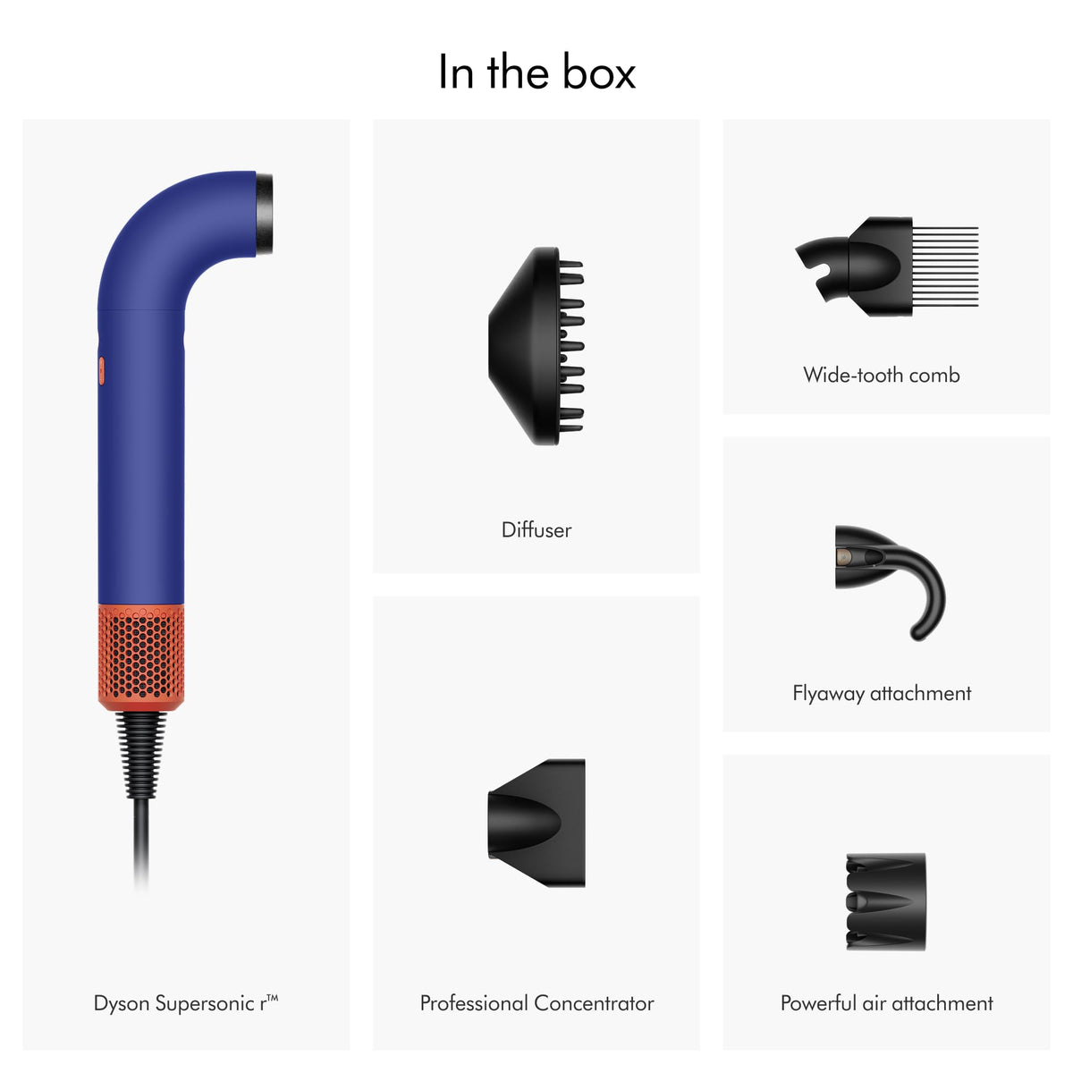 Attachments preset feature of Dyson Supersonic Professional for streamlined routines