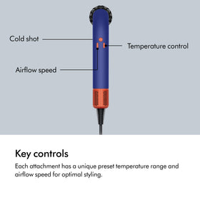Close-up of Dyson Supersonic Professional displaying precision drying capability