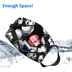 DZGlobal clear vivid horror pattern stands out in any bag.