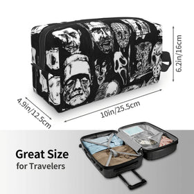 DZGlobal polyester cosmetic bag offers durable soft-touch storage for everyday use.