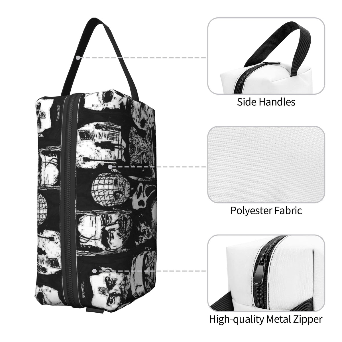 DZGlobal travel-friendly cosmetic pouch keeps daily essentials organized on the go.