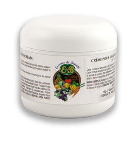E de B Essence de Beaute collagen cream jar front for hydrated, radiant skin.