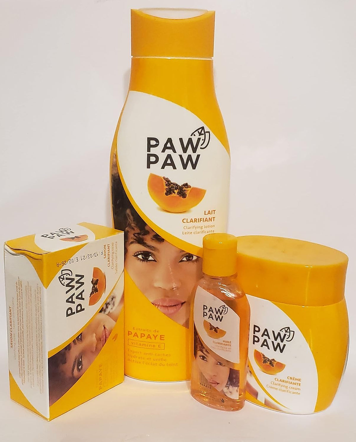E de B Paw Paw Papaya Clarifying Lotion 500ml bottle for fresh cleansing.