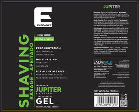 E Elegance shaving gel shields skin from irritation and razor burn