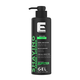 E Elegance transparent shaving gel visibility for precise shave and smooth skin