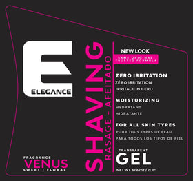 E Elegance Venus clear gel dispense enables precise, mess-free application.